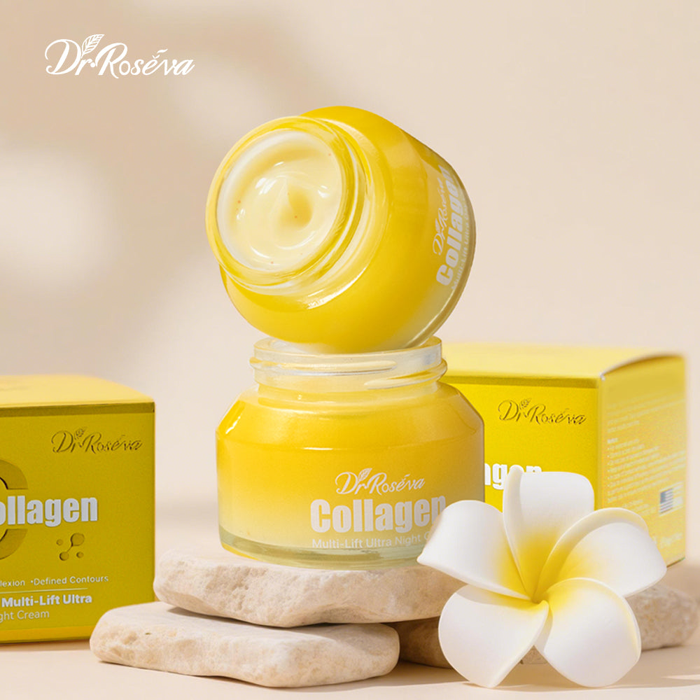 DR.ROSEVA Private Label Firming Repair Moisturizing Anti-Aging Anti-Wrinkle Collagen Night Cream For Face