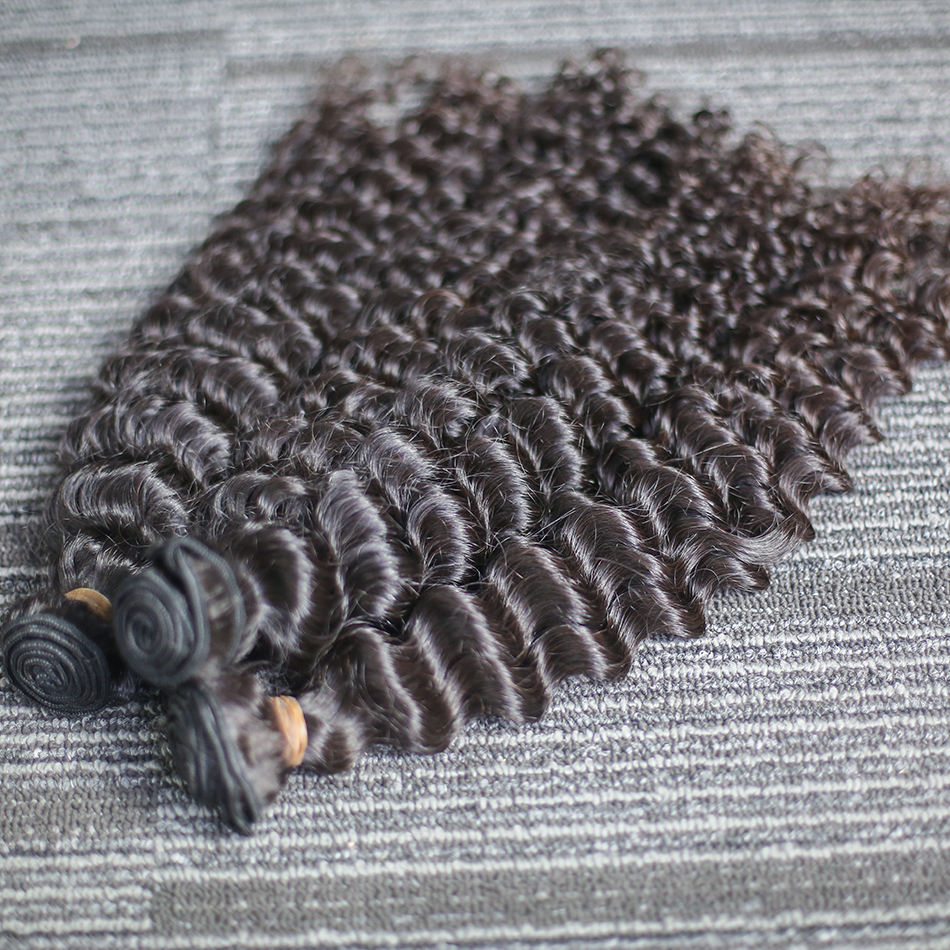 Human Hair Bundles Deep Wave Extensions