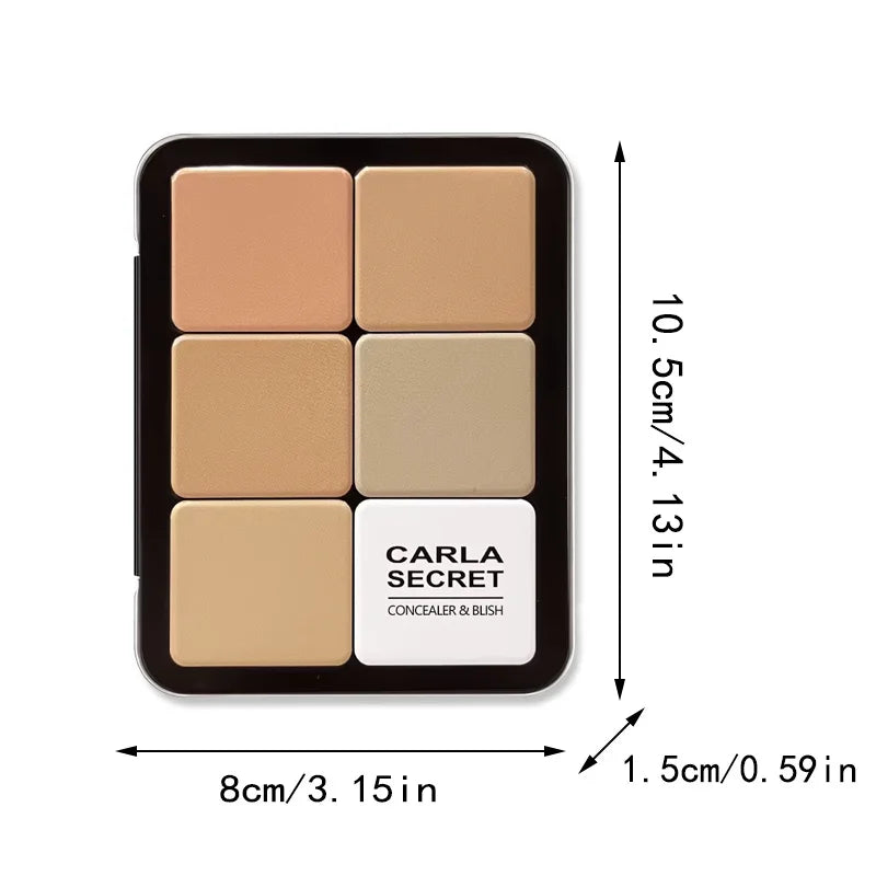 Carla Secret 12-Colour Iron Box Concealer