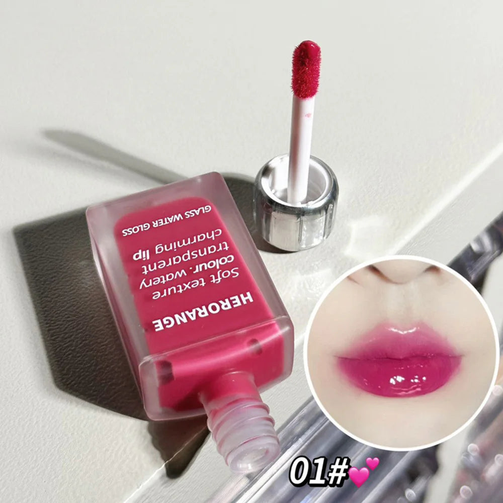 Herorange Lightly Glass Water Gloss Lip Glaze