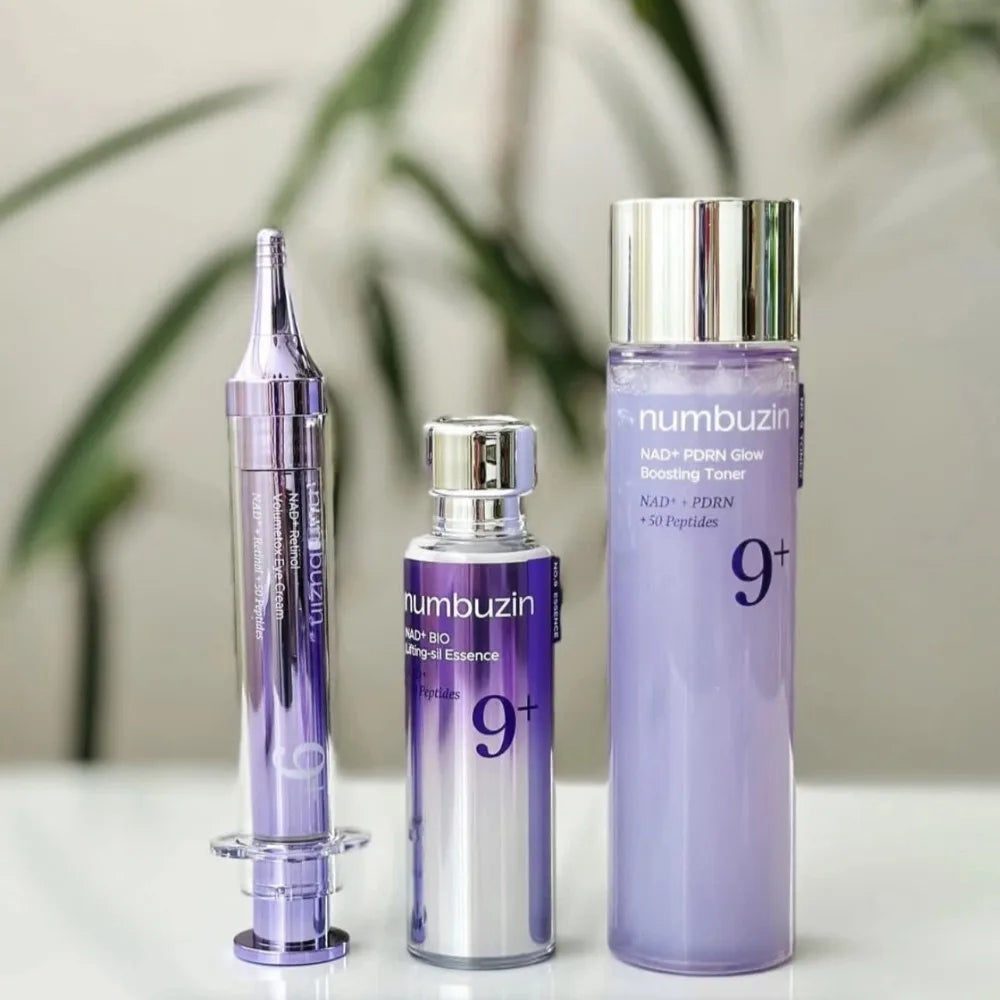 Numbuzin No.9+ Time-Reversing Skincare Set