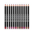 Shcoety 12pcs Matte Lipstick Lip Liner Set