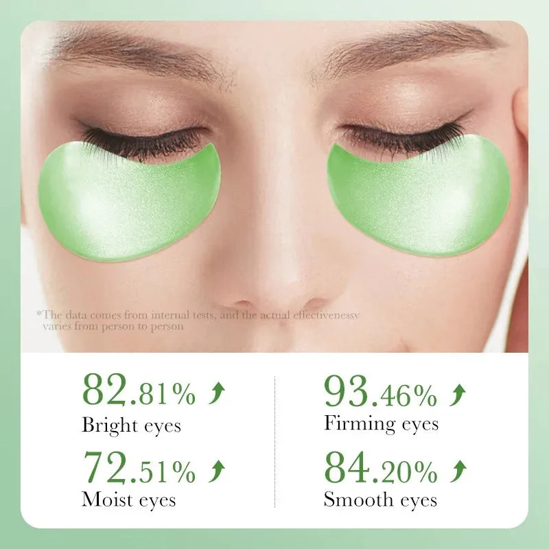 Sadoer 60pcs Aloe Vera Collagen Eye Mask