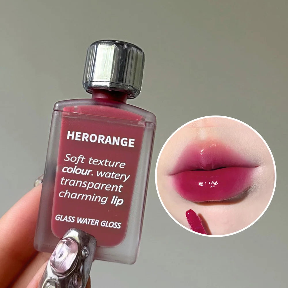 Herorange Lightly Glass Water Gloss Lip Glaze