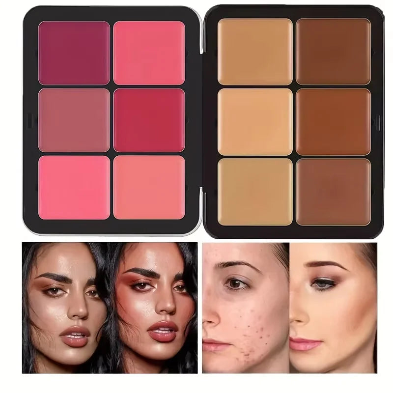 Carla Secret 12-Colour Iron Box Concealer