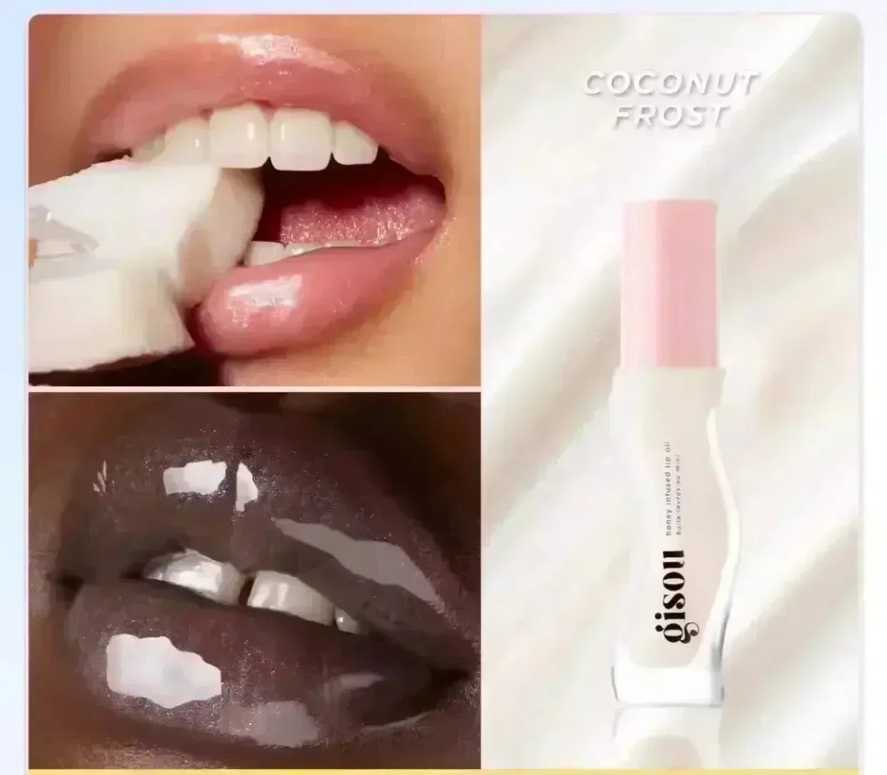 Gisou Moisturizing Lip Balm Lip Oil Gloss