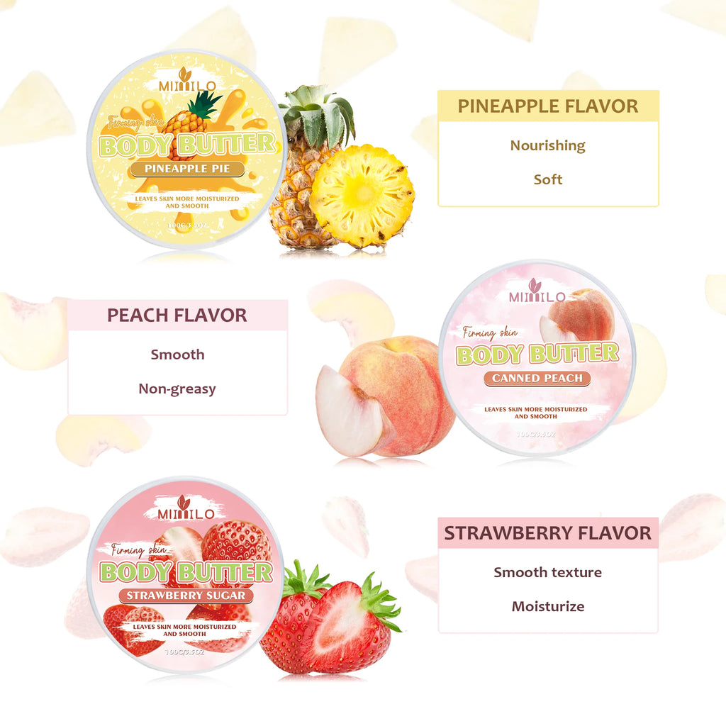 Moisturizing Body Glaze Cream 6 Sweet Flavors