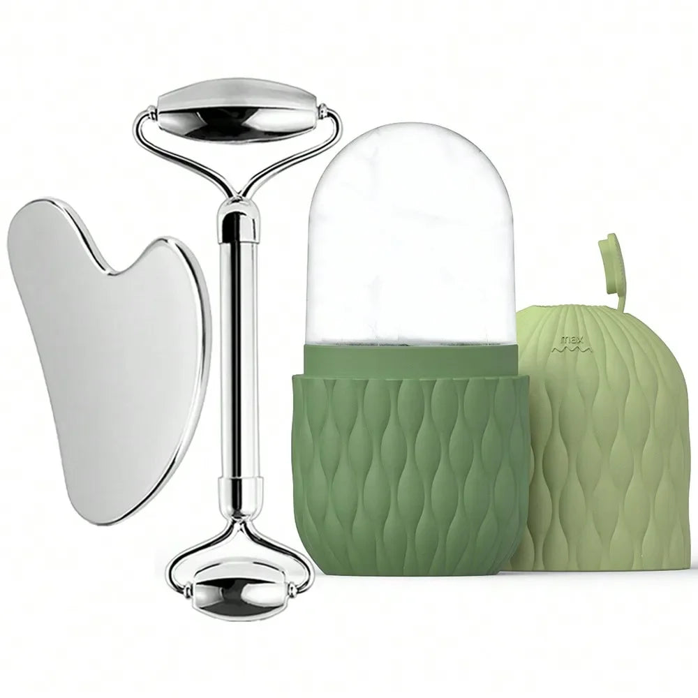 Ice Face Roller & Stainless Steel