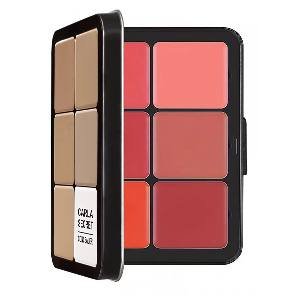 Carla Secret 12-Colour Iron Box Concealer