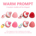 4-Color Random Hair Strawberry Warm Moisturizing Lip balm