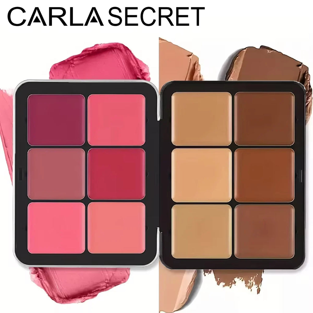 Carla Secret 12-Colour Iron Box Concealer