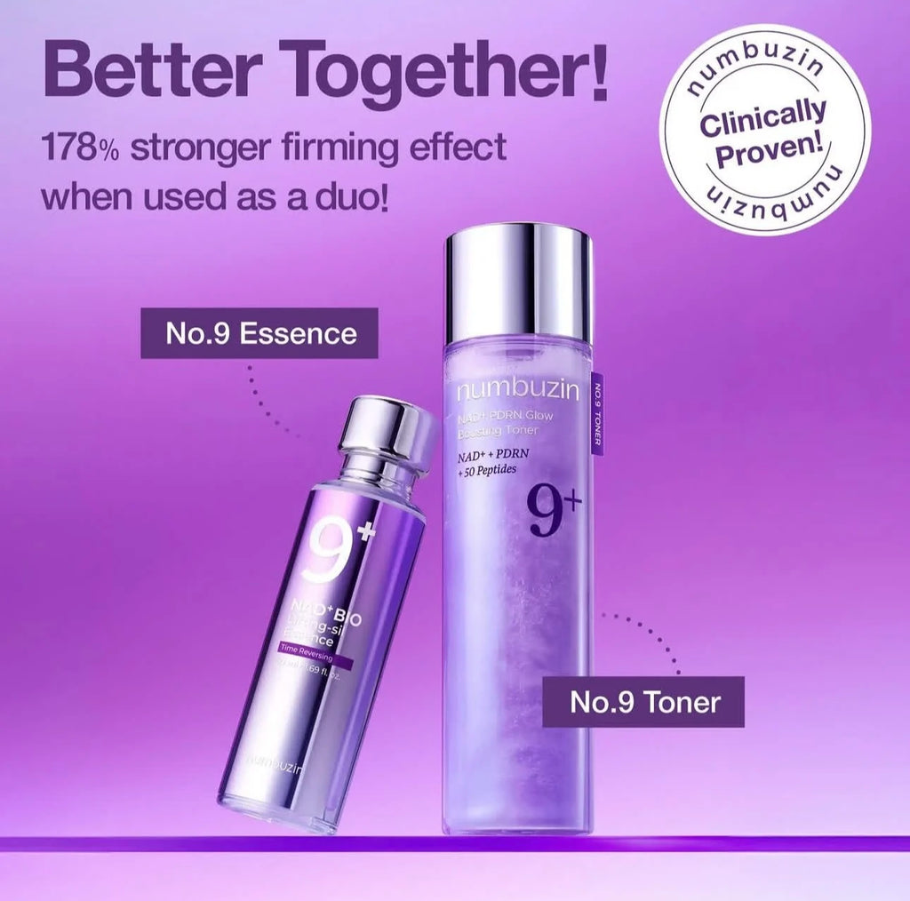 Numbuzin No.9+ Time-Reversing Skincare Set
