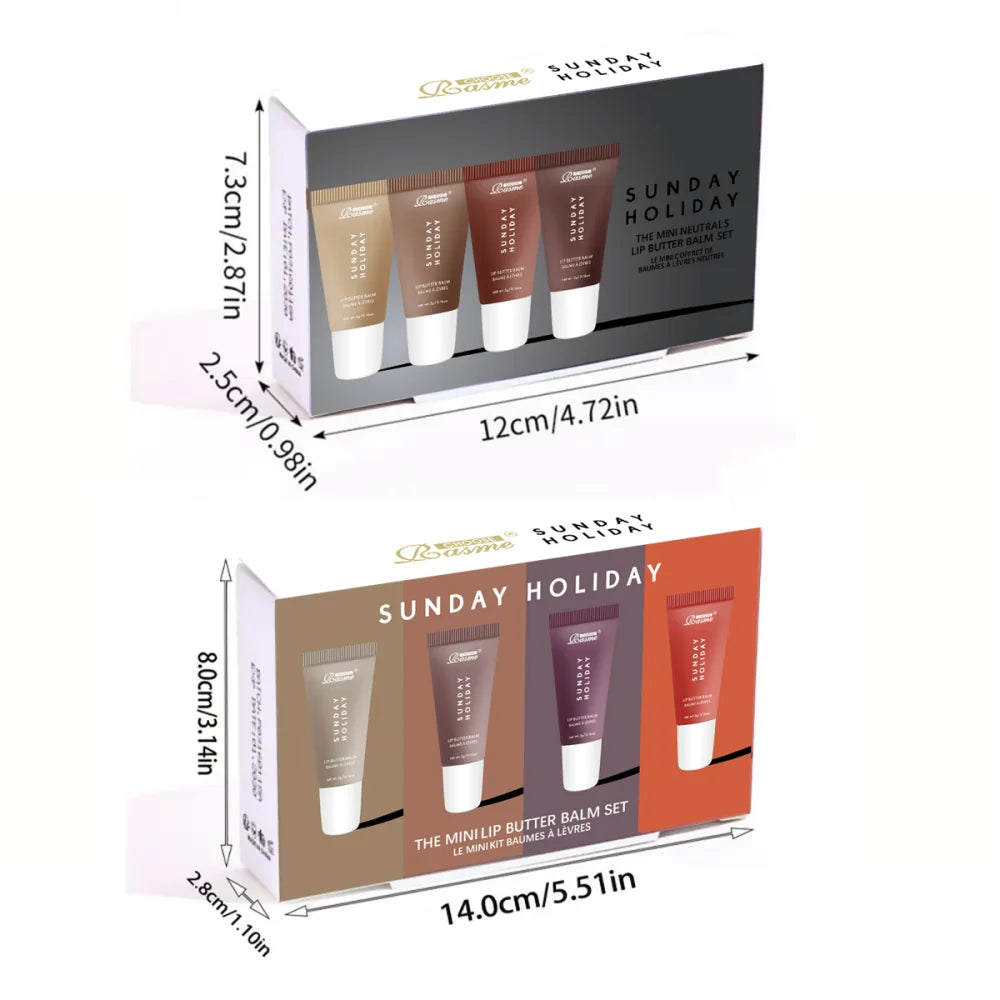 Rasme 4-piece Lip Gloss Set