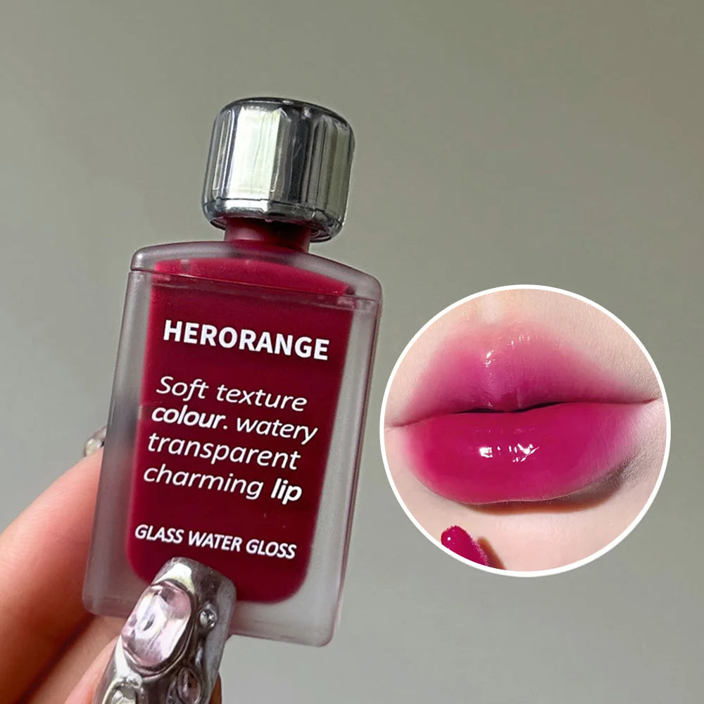 Herorange Lightly Glass Water Gloss Lip Glaze