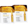 10pcs SADOER 24K Gold Vitamin C Hyaluronic Acid Face Mask