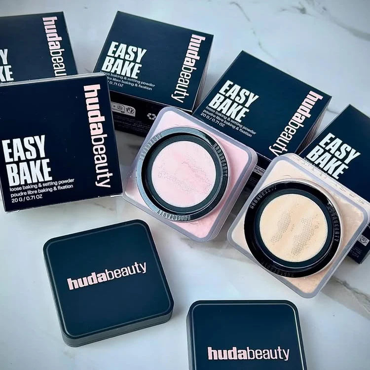 hudabeauty 2 Colors Easy Bake Loose Powder