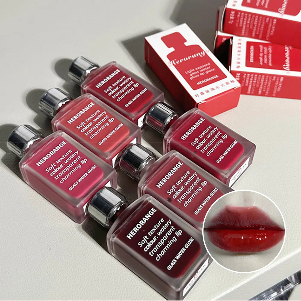 Herorange Lightly Glass Water Gloss Lip Glaze