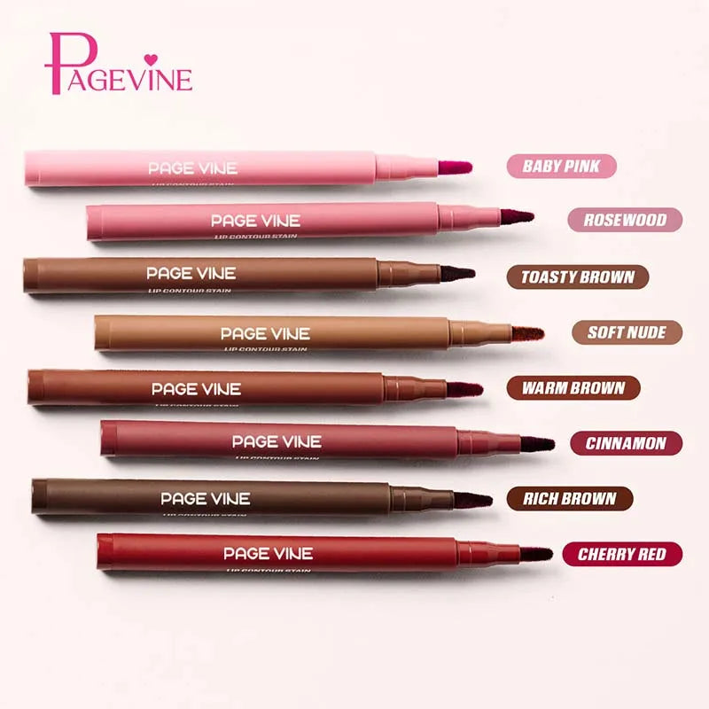Page Vine Velvet Brown Lip Liner Pencil Nude