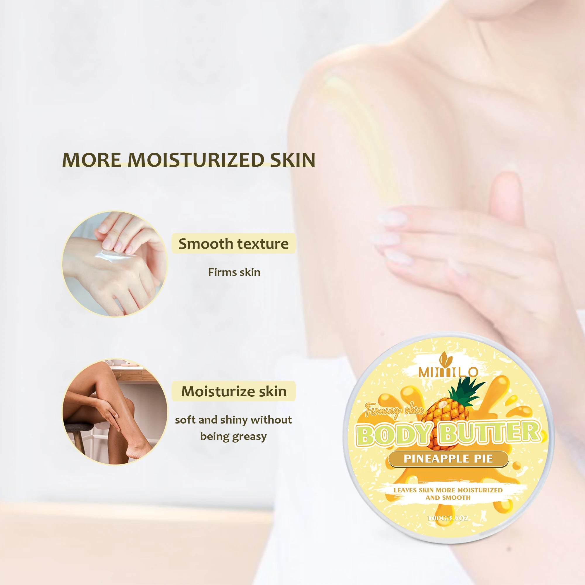 Moisturizing Body Glaze Cream 6 Sweet Flavors