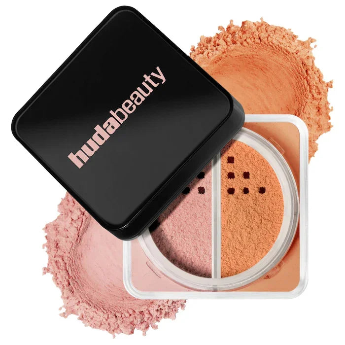 hudabeauty 2 Colors Easy Bake Loose Powder