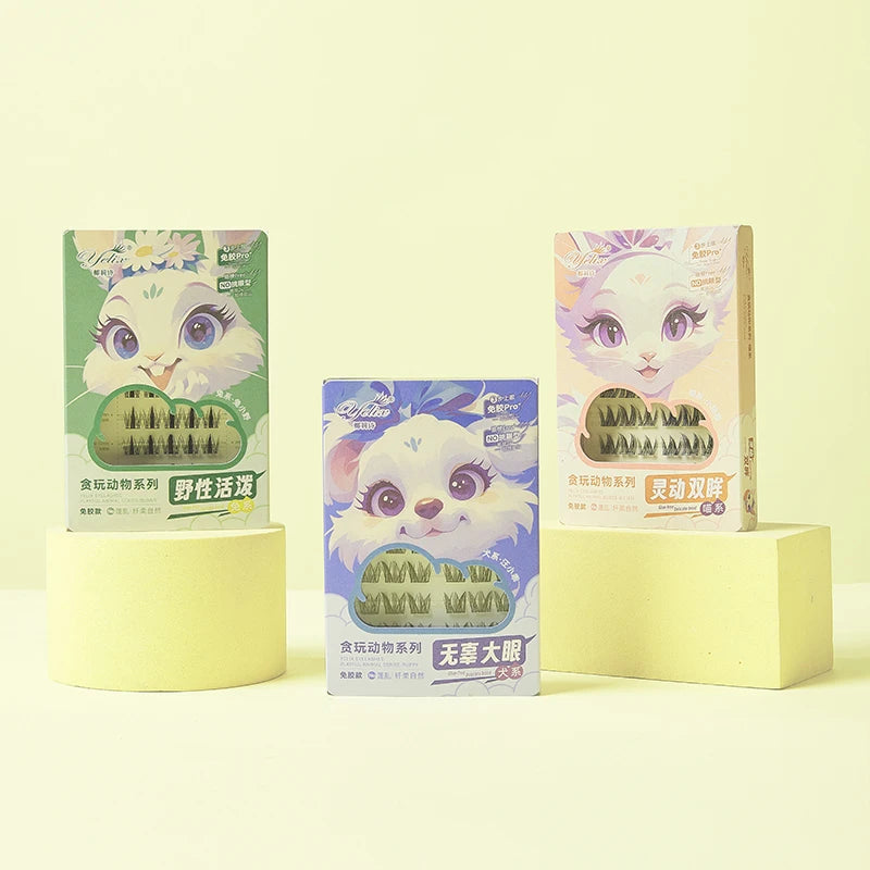 Yelix DIY Clusters Eyelashes Glue-Free
