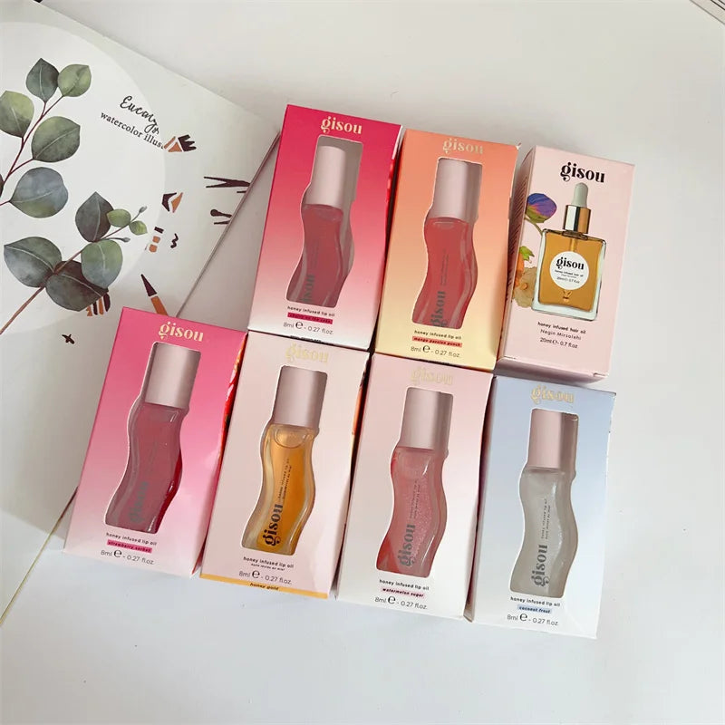 Gisou Moisturizing Lip Balm Lip Oil Gloss