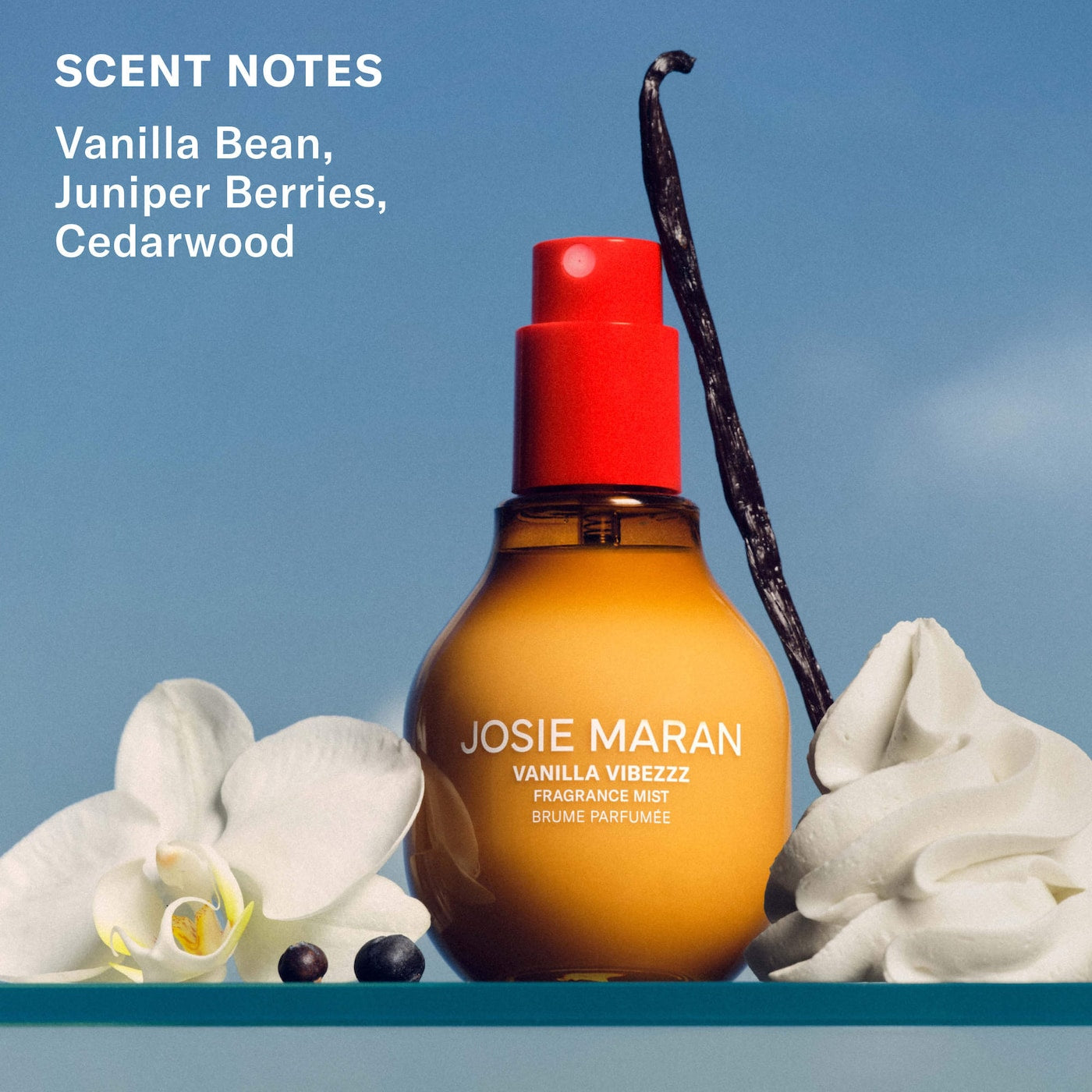 GlimmerPop Josie Maran Vanilla Vibezzz fine fragrance mist bath and body works with floral accents