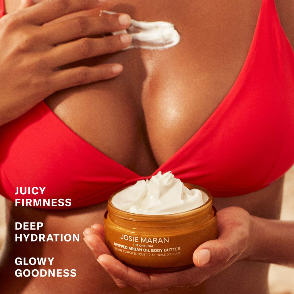 Josie Maran Whipped Argan Oil Refillable Firming Body Butter Jar